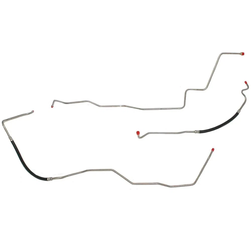 1996-1999 Chevrolet Tahoe V8 4L60 Transmission Cooler Lines Steel TTC9502OM